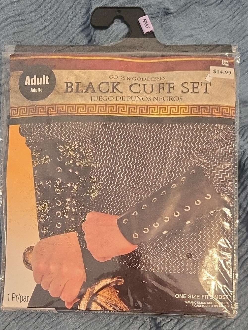 NWT Gods & Goddesses Black Cuff Set OS Halloween Costume